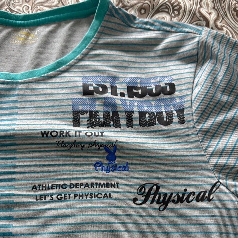 Playboy Physical Gray Tee